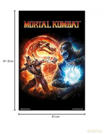 Mortal Kombat: Grupo Erik - 9 Videogioco (Poster 61x91,50 Cm)