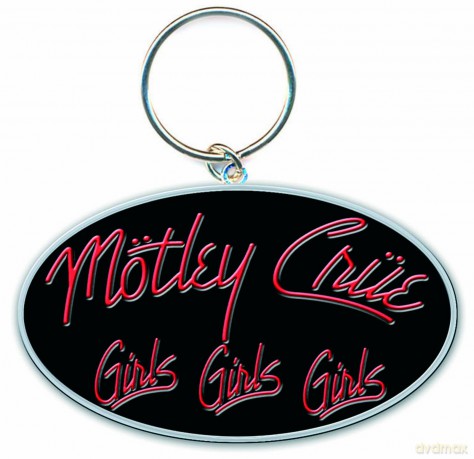 Motley Crue Standard Key-Chain: Girls, Girls, Girls