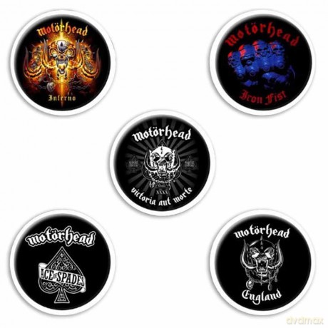 Motorhead Button Badge Pack: England