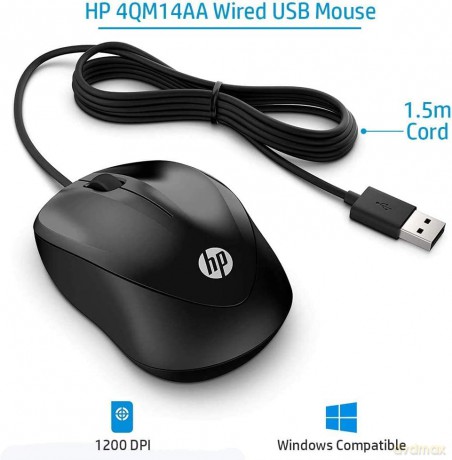 Mouse - Right And Left-Handed - Wired - Usb - Black - For Omen By Hp 15 Omen Obelisk By Hp 875 Envy 17 Envy