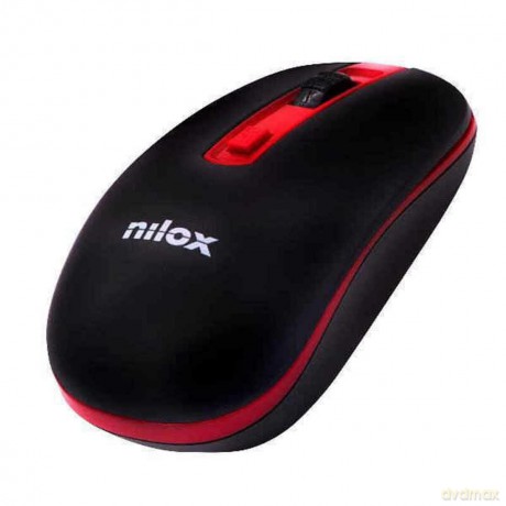 Mouse Wireless Black/Red 1600 Dpi