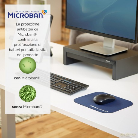 Mousepad Microban Blu