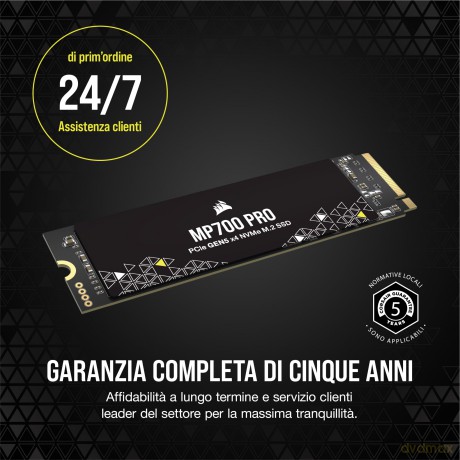 Mp700 Pro 4tb Gen. 5 X4 Ssd (No Hs)