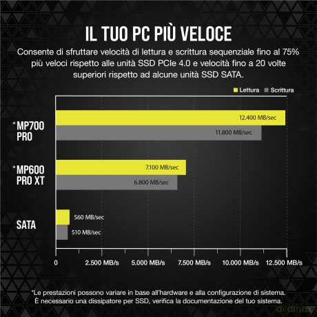 Mp700 Pro 4tb Gen. 5 X4 Ssd (No Hs)