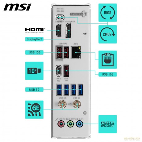 Msi B850 Gaming Plus Wifi6e B850,Am5,Atx,Ddr5