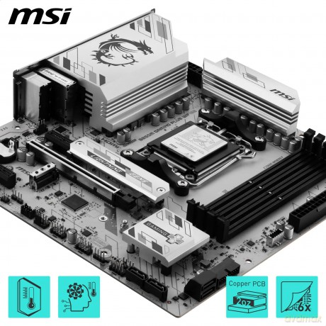 Msi B850m Gaming Plus Wifi6e B850,Am5,Matx,Ddr5
