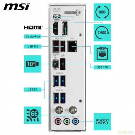 Msi B850m Gaming Plus Wifi6e B850,Am5,Matx,Ddr5