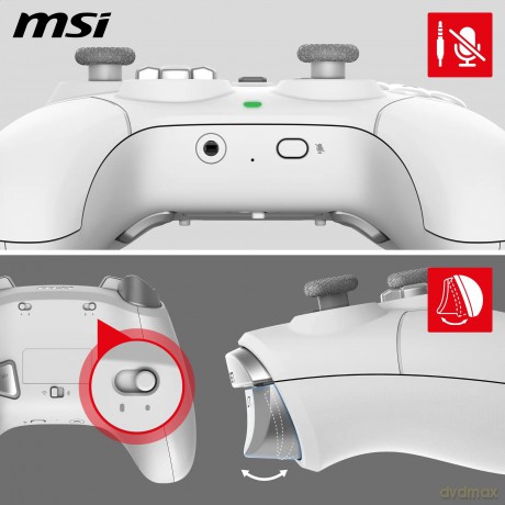 Msi Force Gc300 W White Gamecontroller Wireless