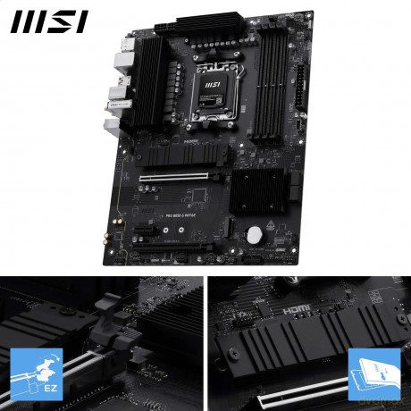 Msi Pro B850-S Wifi6e B850,Am5,Atx,Ddr5