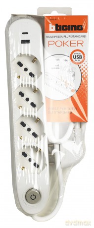 Multip Poker - 4 P40 2usb A-C,Int B