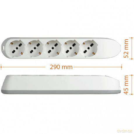 Multip Poker-5 Prese P40 Bianco