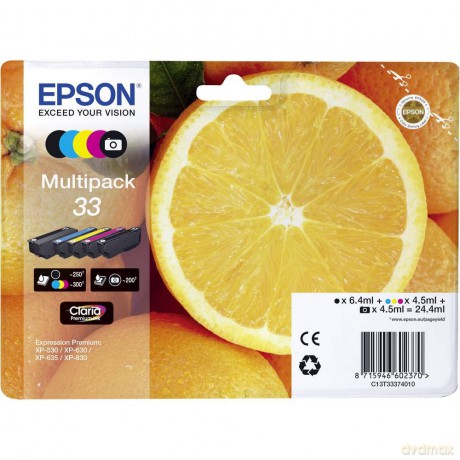 Multipack 33 Arancia N.5 Colori