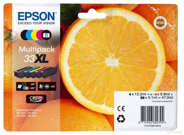 Multipack 33xl Arancia N.5 Colori