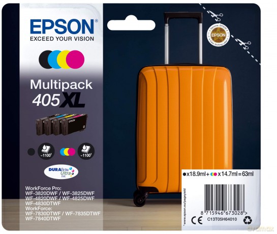Multipack 4 Colori 405 Xl Durabrite