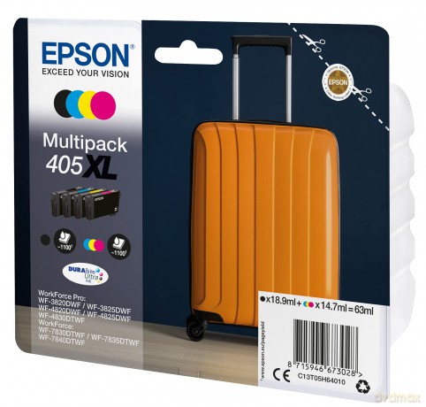 Multipack 4 Colori 405 Xl Durabrite