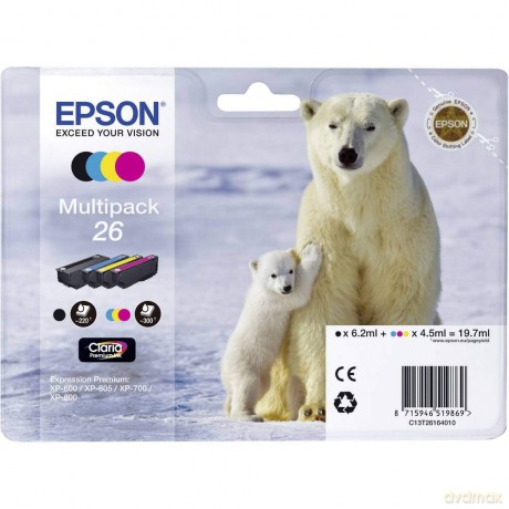 Multipack 4-Colours 26 Claria Premi