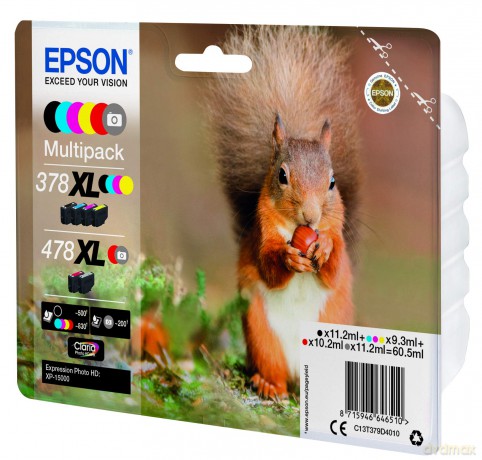 Multipack 6 378xl/478xl Photo Hd