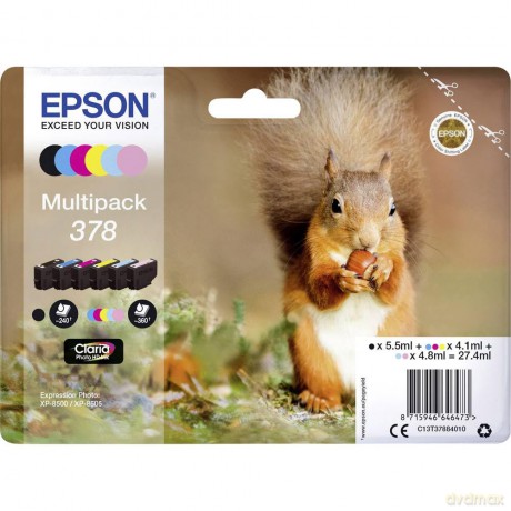Multipack 6 Colori 378 Photo Hd Ink