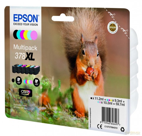 Multipack 6 Colori Scoiattolo 378xl