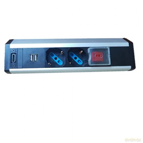 Multipresa 2 Schuko 2 Usb Hdmi