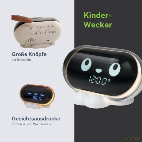 Muse: M-16 Kids - Clock With Kids And Nature Songs (Amber Display)