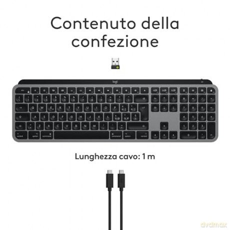 Mx Keys S For Mac - Space Grey Ita
