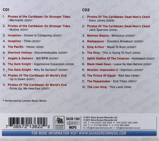 Film Music Of Hans Zimmer [2CD]