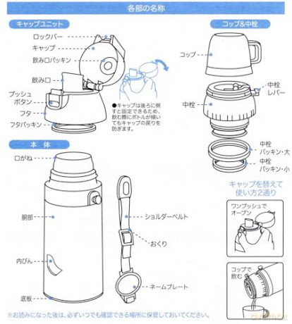 My Neighbor Totoro - Totoro - Thermos Bottle Doubl