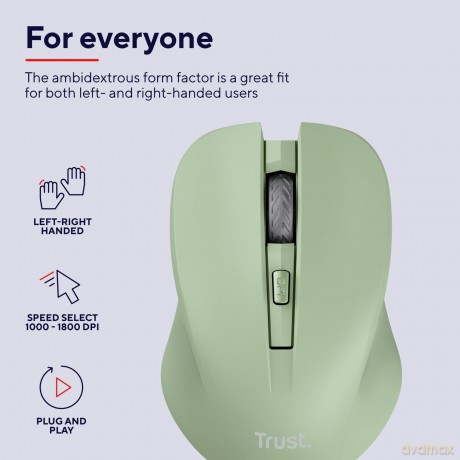 Mydo Silent Wireless Mouse Eco Grn