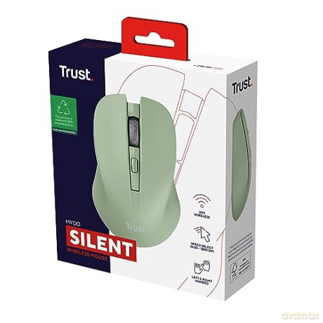 Mydo Silent Wireless Mouse Eco Grn