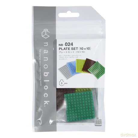 NANOBLOCK Plate Set 10x10mm (5pz)