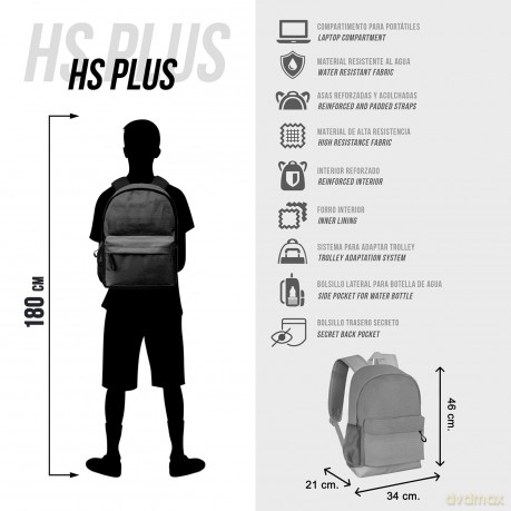 Naruto Shippuden Plus Hs Rucksack Kanji