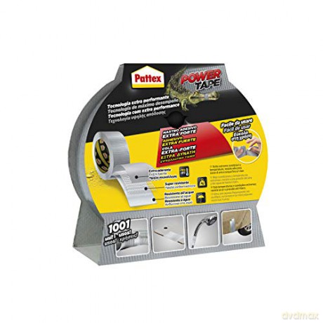 Nastro Power Tape Grigio 50mmx25m