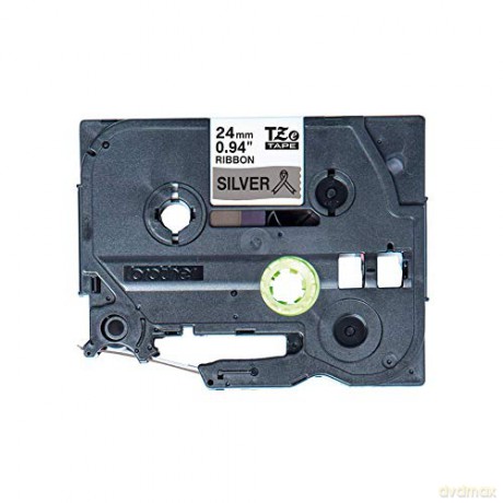 Nastro Tessuto Nero Su Argento 24mm