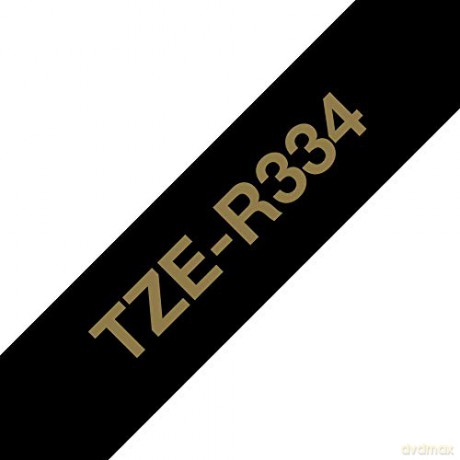 Nastro Tessuto Oro Su Nero 12 Mm
