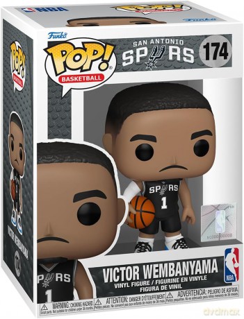 Nba: Funko Pop! Basketball - San Antonio Spurs - Victor Wembanyama (Vinyl Figure 174)
