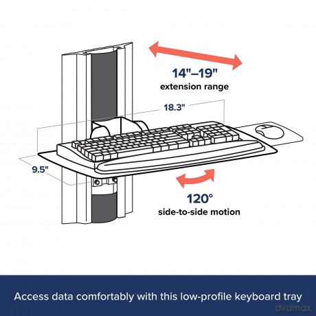 Neo-FlexÂŽ Keyboard Wall Mount