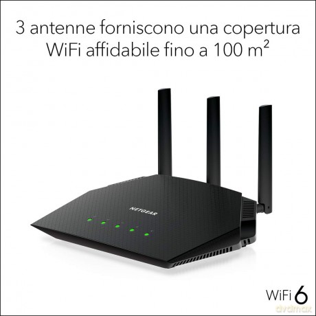 Netgear 6pt 4 Stream Ax1800 Db Wi-Fi 6 Router
