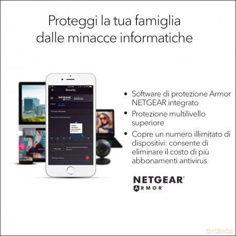 Netgear 6pt 4 Stream Ax1800 Db Wi-Fi 6 Router