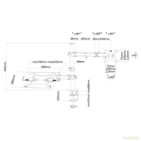Newstar Fpma-D550notebook Notebook-Monitor-Halteru