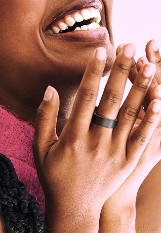 Niah Moon Smart Ring 18,20mm Nero