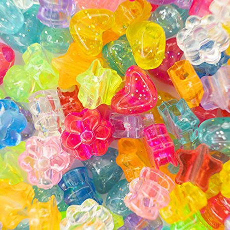 Nice: Abc - Candy Beads - Barattolo Perline Colorate (Assortimento)