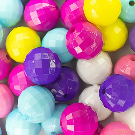 Nice: Abc - Candy Beads - Barattolo Perline Colorate (Assortimento)