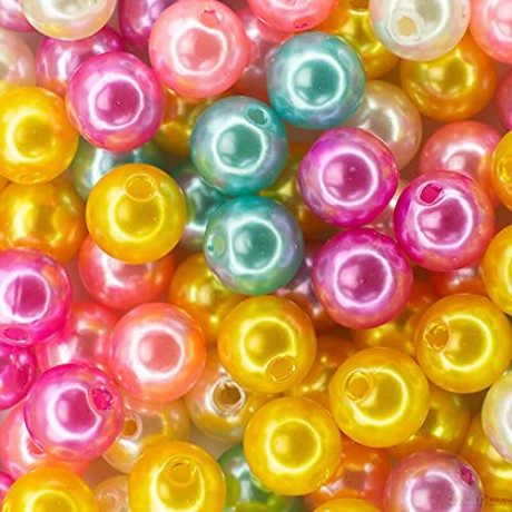 Nice: Abc - Candy Beads - Barattolo Perline Colorate (Assortimento)