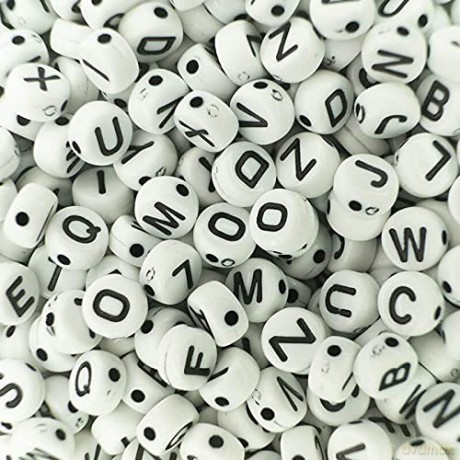 Nice: Abc - Candy Beads - Barattolo Perline Colorate (Assortimento)
