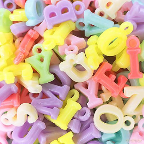 Nice: Abc - Candy Beads - Barattolo Perline Colorate (Assortimento)