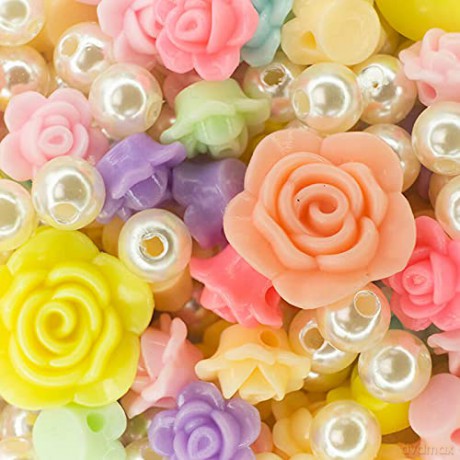 Nice: Abc - Candy Beads - Barattolo Perline Colorate (Assortimento)
