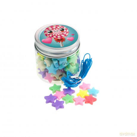 Nice: Abc - Candy Beads - Barattolo Perline Colorate (Assortimento)