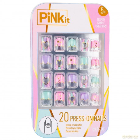Nice: Pink It Press On Nails