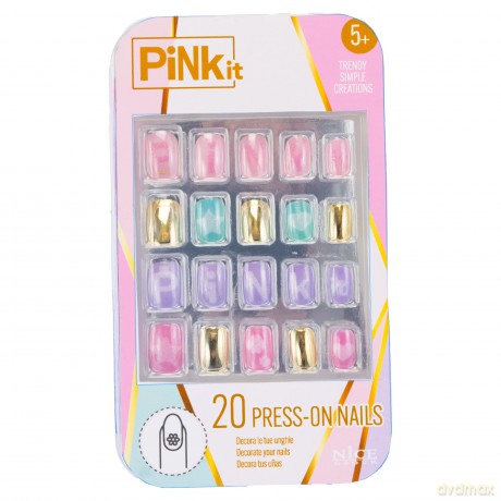 Nice: Pink It Press On Nails